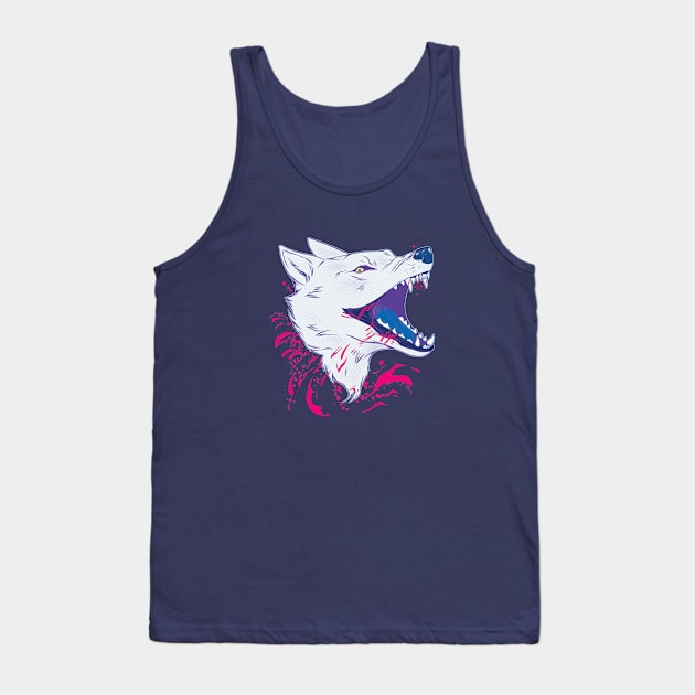 Wolf Tank Top by RioBurton